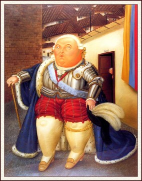 Fernando Botero Werke - Louis XVI bei einem Besuch in Medellin Fernando Botero